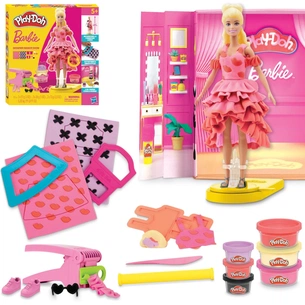 Набір для творчості Hasbro Play-Doh Barbie Показ Моди з масою для ліплення (G1356) зображення 1