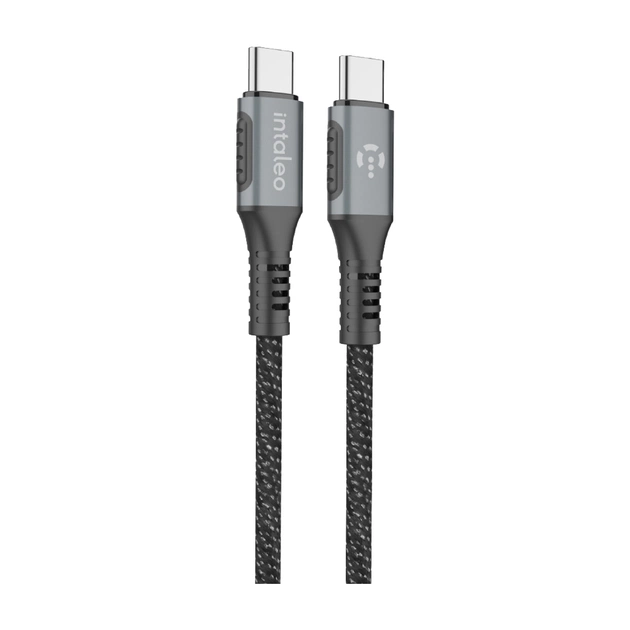 Дата кабель USB-C to USB-C 2.0m CBGPD100WTT2 100W Intaleo (1283126559570) - изображение 1