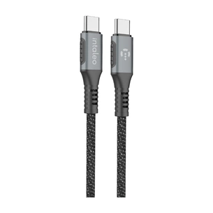 Дата кабель USB-C to USB-C 2.0m CBGPD100WTT2 100W Intaleo (1283126559570) зображення 1