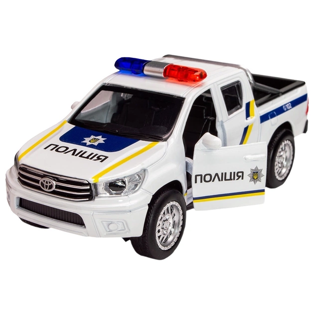 Машина TechnoDrive Toyota Hilux Полиция (KM250426) - изображение 9