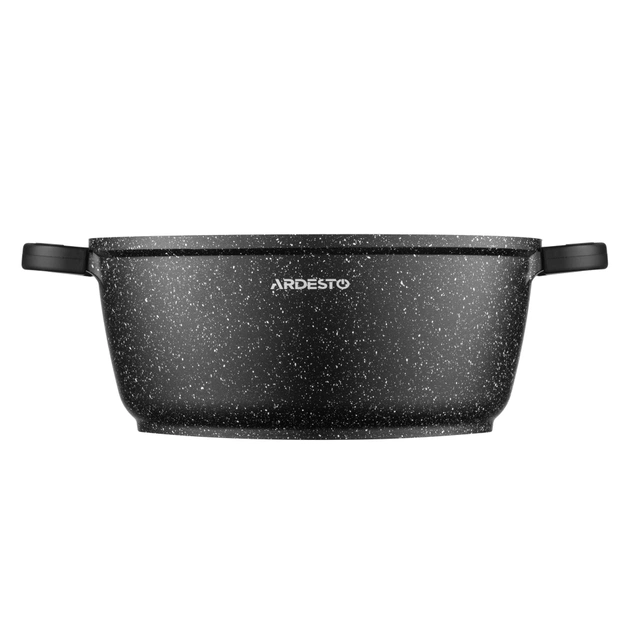 Каструля Ardesto Gemini Anzio, 5л, алюміній, чорний (AR2454GE) - picture 4