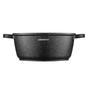 Каструля Ardesto Gemini Anzio, 5л, алюміній, чорний (AR2454GE) - зменшене зображення 4