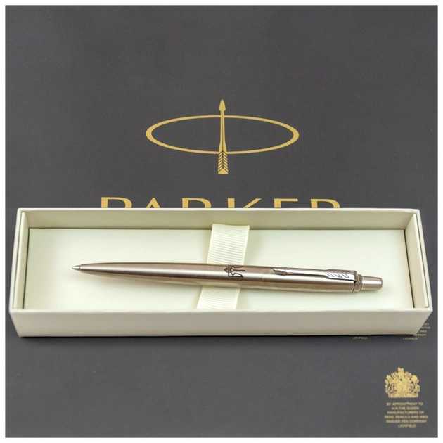Ручка шариковая Parker JOTTER 17 UKRAINE SS CT BP Трезубец + Все будет Украина! (16132_T214b) - изображение 7