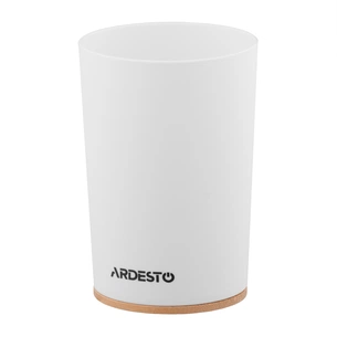 Стакан для ванної кімнати Ardesto Minimalism Білий (ARHB3105WB) изображение 1