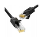 Патч-корд 1м, U/UTP Cat 6 CCA Lan Cable NW102 Black Ugreen (20159) - зменшене зображення 1