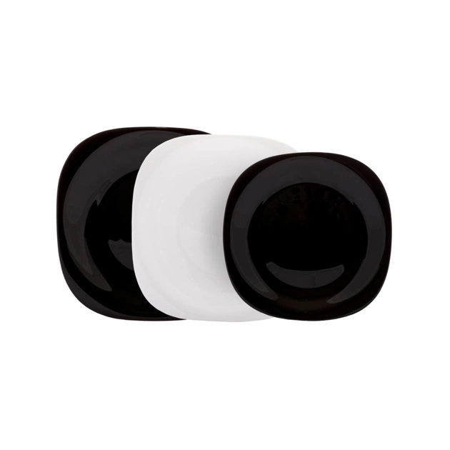 Столовий сервіз Luminarc Carine ЧорнеБіле 18 предметів (N1489) - picture 1