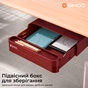 Комп`ютерний стіл Sihoo D07 Walnut/Black (D07B-101/D07J-101-AB) - зменшене зображення 12