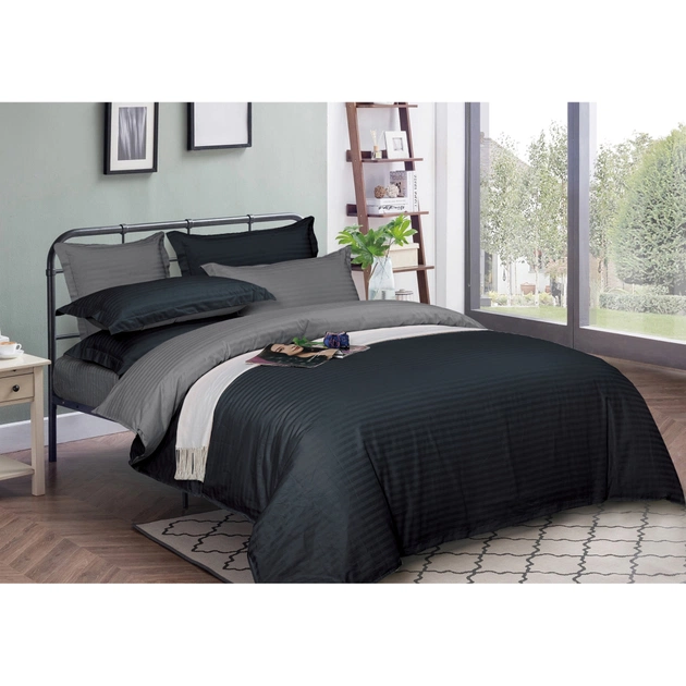 Підковдра MirSon Satin Stripe 30-0021 + 30-0011 Latifa 220х240 см (2200005266656) - зображення 1
