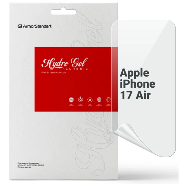 Плівка захисна Armorstandart hydrogel Apple iPhone 17 Air (ARM86170) - зображення 1