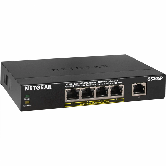 Комутатор мережевий Netgear GS305E (GS305E-100PES) - изображение 1
