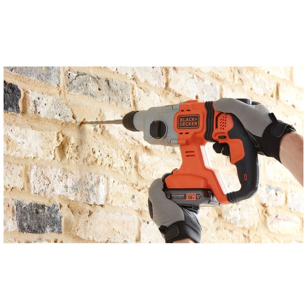 Перфоратор Black&Decker SDS-Plus,18 В, 1.2 Дж, 3 режими, 2.6 кг (без АКБ та ЗУ) (BCD900B) - picture 4