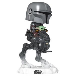 Фигурка Funko Pop Rides серии Мандалорец и Грогу - Мандо из Грогу на вездеходе (90812) изображение 1