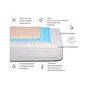Наматрацник MirSon Royal Pearl тенсел (Modal) Waterproof 318/3 80x190 см (2200000374561) - зменшене зображення 2