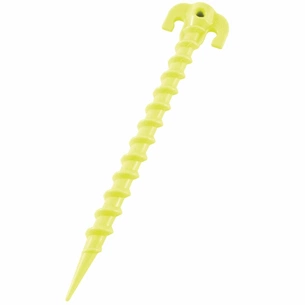 Комплект кілочків Outwell Screw Plastic Peg 25 см 6 шт Luminous Green (928774) зображення 1