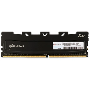 Модуль пам'яті для комп'ютера DDR4 8GB 2666 MHz Black Kudos eXceleram (EKBLACK4082619A) зображення 1
