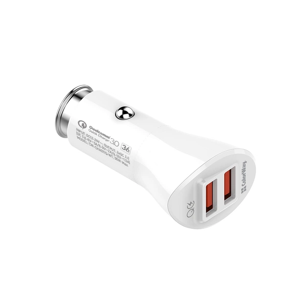 Зарядний пристрій ColorWay 2USB Quick Charge 3.0 (36W (CW-CHA011Q-WT) - зображення 1