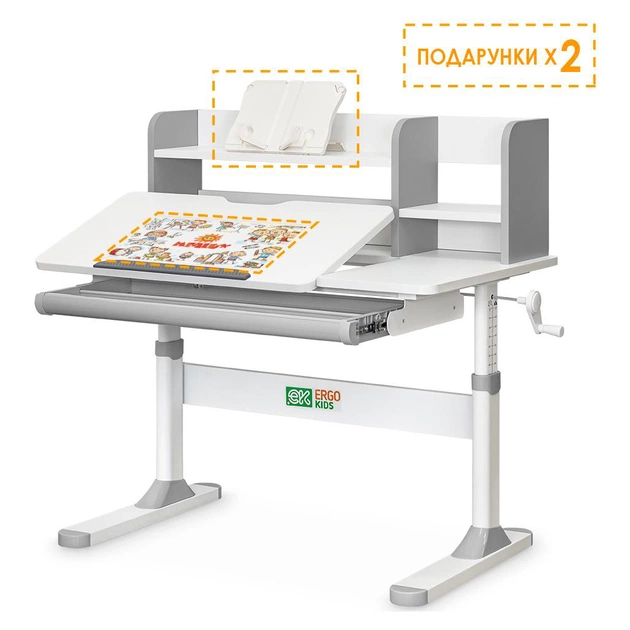 Парта ErgoKids TH-330 Grey (TH-330 W/G) - picture 3