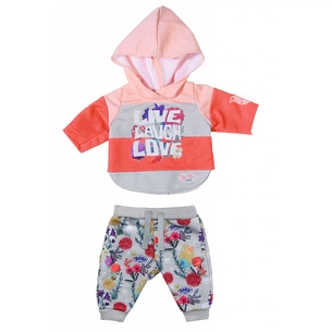 Аксесуар до ляльки Zapf Набір одягу Baby Born Трендовий спортивний костюм Рожевий (826980-1) зображення 1