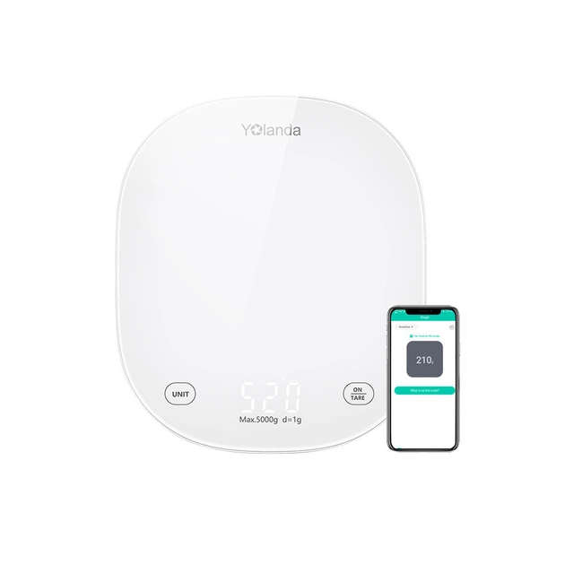 Ваги кухонні Yolanda Smart kitchen scale White (СК10А) - зображення 1