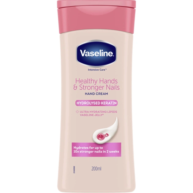 Крем для рук Vaseline Интенсивный уход С кератином 200 мл (8712561485548) - изображение 1