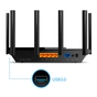 Маршрутизатор TP-Link ARCHER AX73 AX5400 4xGE LAN 1xGE WAN USB 3.0 MU-MIMO OFDMA (ARCHER-AX73) - зменшене зображення 2