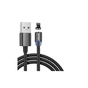 Дата кабель USB 2.0 AM to Lightning magnetic black Denmen (DN-D09L-BK) - уменьшенное изображение 1