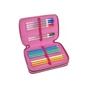 Пенал Cool For School 2 відділення з відворотами Рожевий (CF87281) - зменшене зображення 2