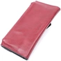 Гаманець Grande Pelle З монетницею зовні із натуральної шкіри Бордовий (11647) - зменшене зображення 2