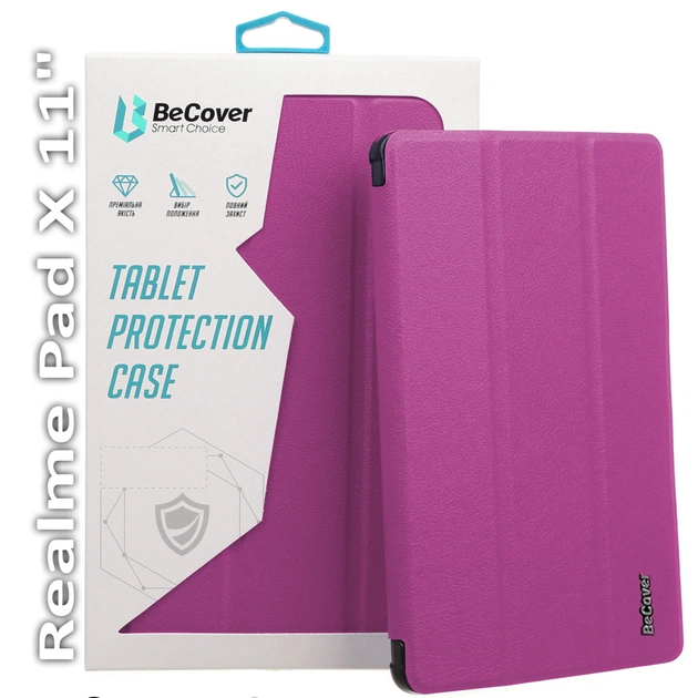Чехол для планшета BeCover Smart Case Realme Pad X 11" Purple (709606) - изображение 1