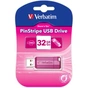 USB флеш накопичувач Verbatim 32GB STORE'N'GO PIN STRIPE PINK USB 2.0 (49056) - зменшене зображення 5