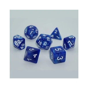 Набір кубиків для настільних ігор Games 7 Days Pearl 7 Dice Set - Blue (g7dpearl07) зображення 1