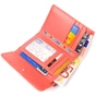 Гаманець Canpellini З натуральної шкіри флотар Кораловий (21595) - зменшене зображення 6