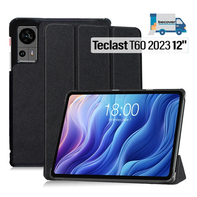Чехол для планшета BeCover Smart Case Teclast T60 2023 12" Black (713721) - изображение 1
