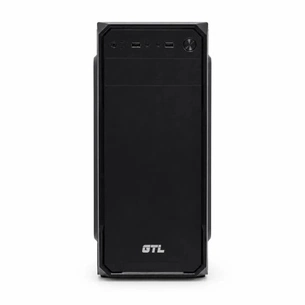 Корпус GTL T1638E1-U2 Black, БП 500W, Midi Tower, ATX / MicroATX / Mini ITX, 2xUSB 2.0, CPU - 150мм/VGA - 300мм, 1x80мм PWM, 365x176x410 мм, 0.4 мм, 2.4 кг изображение 1