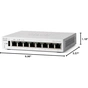 Комутатор мережевий Cisco C1200-8T-D - зменшене зображення 3