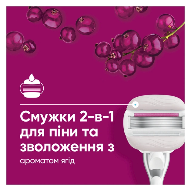 Змінні касети Gillette Venus PRO ComfortGlide Sugarberry Scented 6 шт. + Чохол (8700216969253) - picture 5