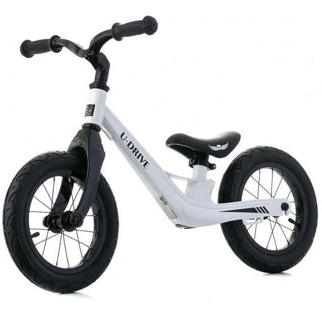 Біговел BabyHit U-DRIVE 12 alloy rim White (71836) - зображення 1