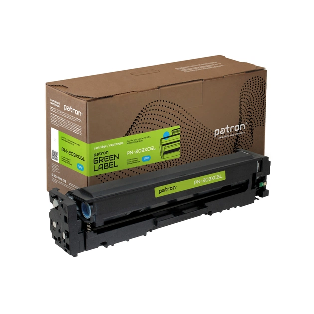 Картридж Patron HP 203X (CF541X) cyan Green Label (PN-203XCGL) - изображение 1