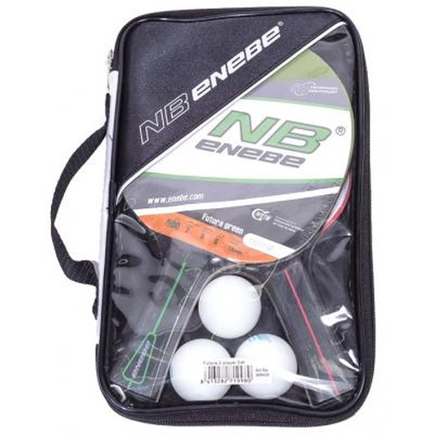 Комплект для настільного тенісу Enebe 2 ракетки Futura Serie 500 + 3 шарика (888425) - зображення 3