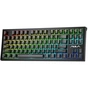 Клавіатура Aula F3032 Keycaps Plus 21 Dark Yellow Keys KRGD Red USB UA Black (6948391204673) - зменшене зображення 2