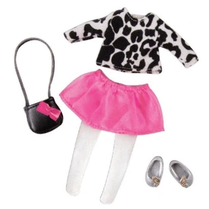 Аксесуар до ляльки Lori Набір одягу для ляльок - Стильний зі спідницею (LO30024Z) зображення 1