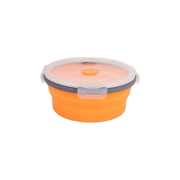 Харчовий контейнер Tramp складной с крышкой-защелкой 550ml (TRC-088-orange) - зображення 1