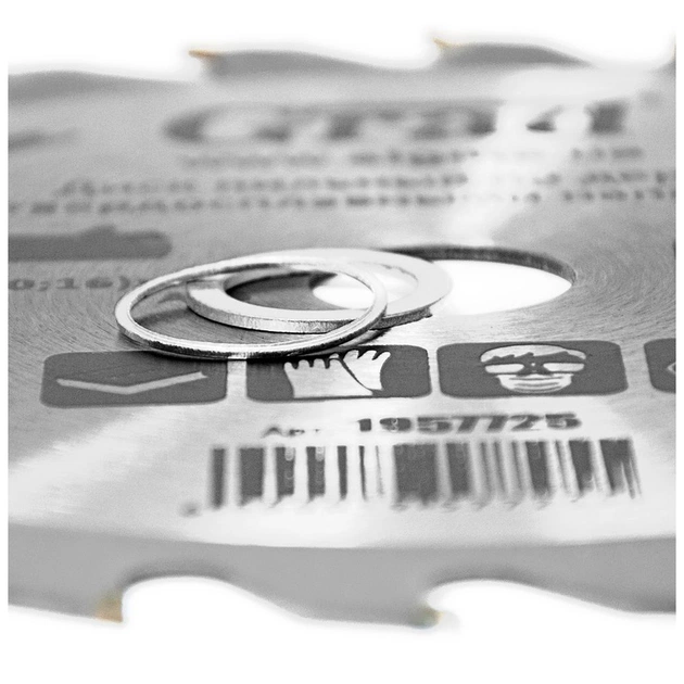 Диск пильний Grad по дереву з твердосплавними напайками Ø185×22.2(20;16)×24Т, 8000об/хв GRAD (1957725) (1957725) - picture 3