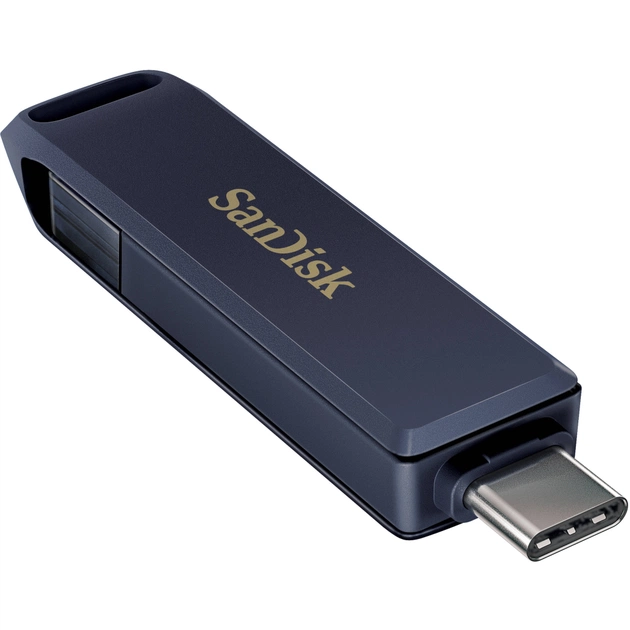 USB флеш накопичувач SanDisk 128GB Phone Drive for iPhone Metallic Sky Lightning/Type-C U (SDIXD0N-128G-GN6NE) - picture 3