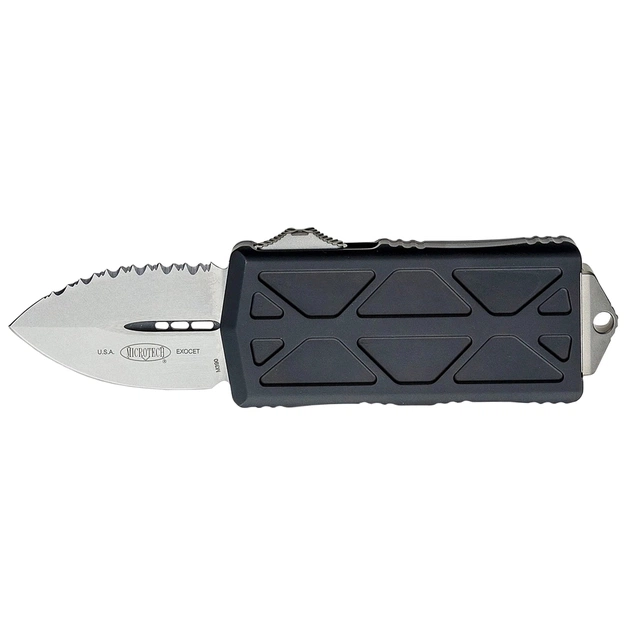 Ніж Microtech Exocet Double Edge Stonewash FS Serrator (157-12) - изображение 1