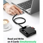 Зчитувач флеш-карт USB 3.0 All-in-One 0.5m Card Reader Ugreen (30333) - зменшене зображення 6