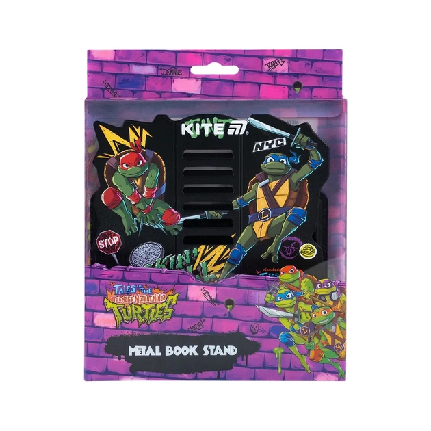 Підставка для книг Kite Ninja Turtles, металева (NT25-390) - picture 3