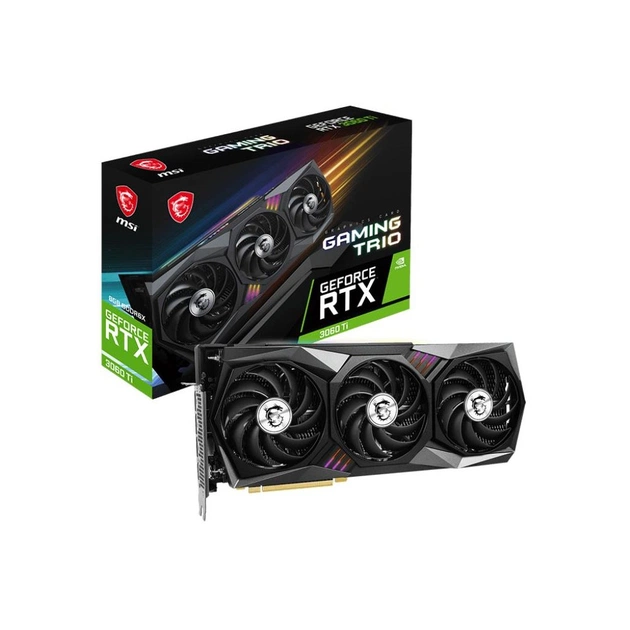 Відеокарта MSI GeForce RTX3060Ti 8Gb GAMING TRIO D6X (RTX 3060 Ti GAMING TRIO 8GD6X) - изображение 1