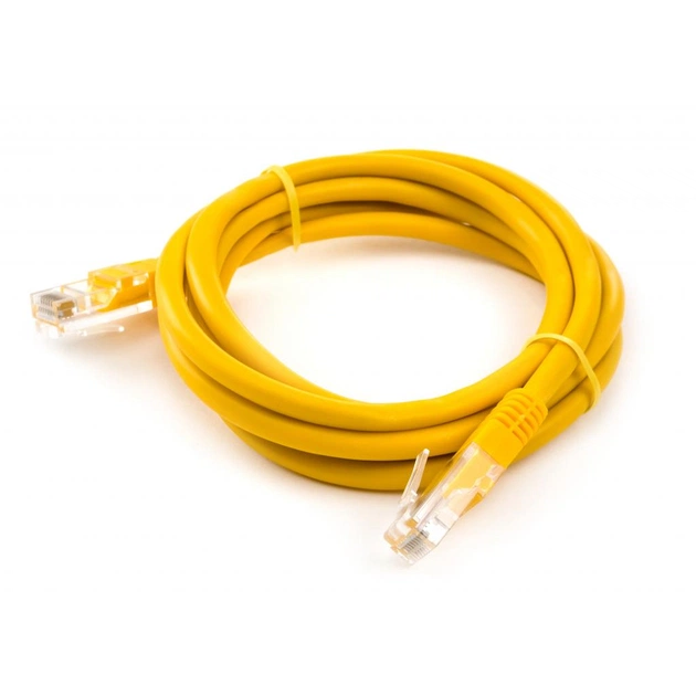 Патч-корд Vinga UTPCat5e 1 m CCA (VCPPCCCS1Y) - изображение 1