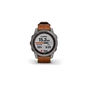 Смарт-годинник Garmin fenix 7 Sapph Solar Titanium w/ Chestnut Leather Band, GPS (010-02540-31) - зменшене зображення 5